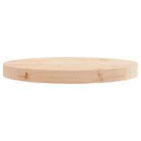 Tafelblad rond 40x3 cm massief grenenhout - thumbnail
