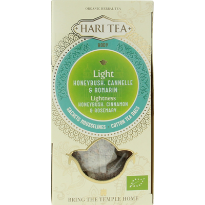 Hari Tea Honeyrush cinnamon rosemary lightness bio 10 Stuks