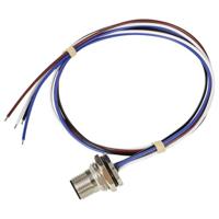 TRU COMPONENTS TC-12833072 Sensor/actuator inbouwstekker M12 Aantal polen (sensoren): 4 Stekker, inbouw 0.5 m 1 stuk(s) - thumbnail