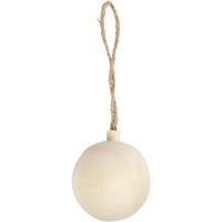 Creativ Company Kerstbal hanger hout, 4,8cm - thumbnail