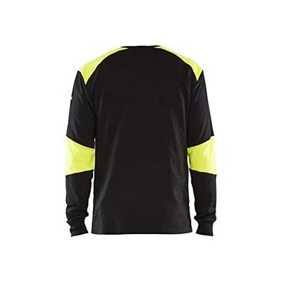 Blåkläder Vlamvertragend T-Shirt lange mouwen 34571761 | Marine/High-Vis Geel | Maat M - 7330509725634 Blåkläder Vlamvertragend T-Shirt lange mouwen 34571761 | Marine/High-Vis Geel | Maat M - 7330509725634