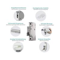 Siemens 5SY43406 5SY4340-6 Zekeringautomaat 40 A 230 V, 400 V - thumbnail