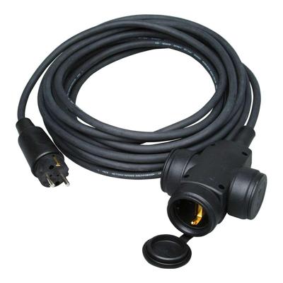 Verlengbare Kabel Kopp H07RN-F Zwart 10 m Triple Bipolair Verlengbare Kabel Kopp H07RN-F Zwart 10 m Triple Bipolair