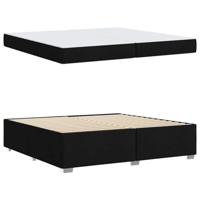 Bedframe Anders Zwart 200 x 200 cm Stof - thumbnail