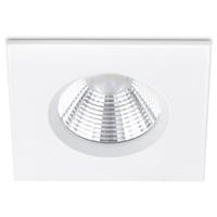 LED Inbouwspot 5W Dimbaar IP65 - Warm Wit 3000K - Mat Wit Aluminium - thumbnail
