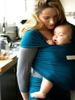 Draagsjaal Basic Bio LOVE RADIUS retro blauw - thumbnail