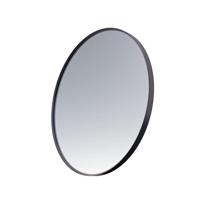 Saniclass Retro Line Spiegel - rond - 120cm - frame - mat zwart NAK001-120MB - thumbnail