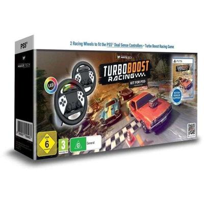 Turbo Booster Racing - Kit (stuurwiel + game) - PS5-game
