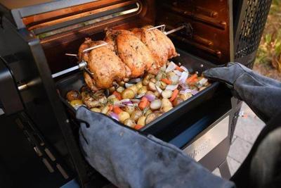 Masterbuilt gravity series rotisserie kit (roestvrij staal/zwart)