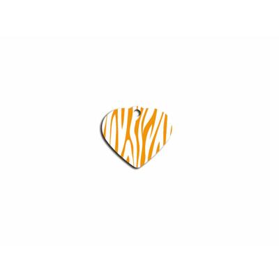 Naamplaatje Imarc Heart Geel Oranje