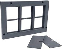 KOPOS PP 80/45_LB Apparaatplaat (l x b x h) 180.5 x 124.5 x 12.7 mm 1 stuk(s) - thumbnail