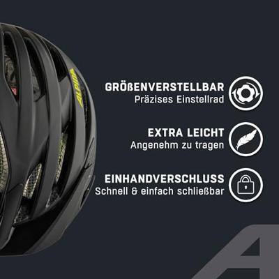 Olympic Sportswear Alpina sports tour helm parana 51-56 mat zwart