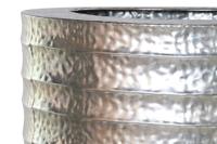 Plantenbakkenset Home ESPRIT Zilverkleurig Metaal 51 x 51 x 123 cm - thumbnail