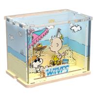 Peanuts Puremind DIY Construction Mini Scene Chilling at the Beach - thumbnail