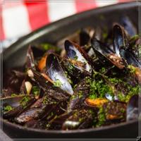 OTIX Mosselpan Mosselpot Inductie Alle warmtebronnen Zwart Emaille... - thumbnail