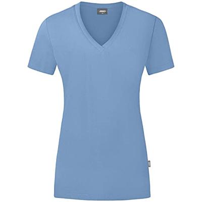 JAKO C6120D T-Shirt Organic Dames - Ijsblauw - 42