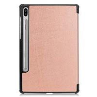 3-Vouw sleepcover hoes - Samsung Galaxy Tab S6 - Rose Goud - thumbnail
