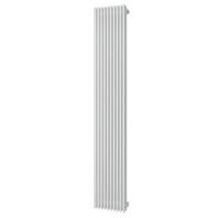 Handdoekradiator Aika Retta 1800 x 295 mm Zilver metallic - thumbnail