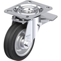 Blickle L-V 100R-ST Zwenkwiel met rem Wieldiameter: 100 mm Draagvermogen (max.): 70 kg 1 stuk(s) - thumbnail