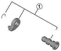 Shimano Axle Unit for RD-M8100/8120 Rear Derailleur Bracket - thumbnail