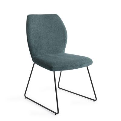 Jesper Home Eetkamerstoel 'Ikata' Slide Black, kleur Merry Mermaid