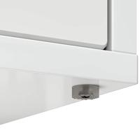 Kattenhuis Glanzend Wit 51 x 30 x 42 cm Bewerkt hout - thumbnail