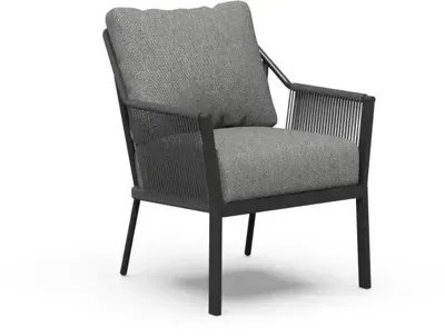 Tierra Outdoor low dining tuinstoel liv charcoal