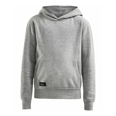 Craft 1906974 Community Hoodie JR - Grey Melange - 122/128 Craft 1906974 Community Hoodie JR - Grey Melange - 122/128