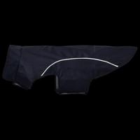 Hondenregenjas met reflecterende strips polyester blauw XL - thumbnail