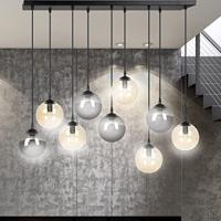 NADUVI Collection Glazen hanglamp eetkamer Cosmo 9-lichts - thumbnail