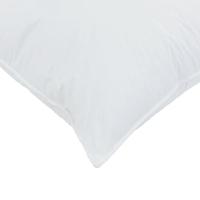 VidaXL Zomer dekbed met kussen 2 pcs wit microvezel - thumbnail