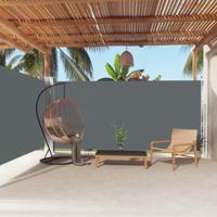 VidaXL Windscherm uittrekbaar 180x600 cm antracietkleurig - thumbnail