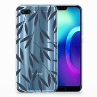 Huawei Honor 10 TPU Case Leaves Blue - thumbnail