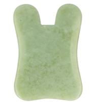 Ruben Robijn Guasha massage schraper rechthoek jade (1 st) - thumbnail