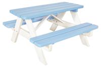 Mickey kinderpicknicktafel blauw/wit - thumbnail