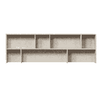 WOOOD Opzetkast 'New Gravure' t.b.v. Dressoir 'New Gravure' Grenenhout, kleur Dust - thumbnail