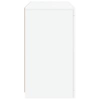 Dressoir met LED-verlichting 60,5x37x67 cm wit - thumbnail
