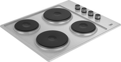 Beko HIGE64100X Elektrische kookplaat Grijs Beko HIGE64100X Elektrische kookplaat Grijs