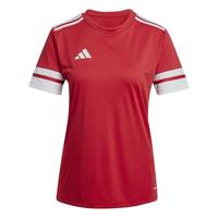 adidas Squadra 25 Voetbalshirt Dames Rood Wit - thumbnail