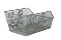 Basil cento flower- fietsmand - achterop - olive green - thumbnail