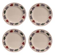 Boerenbont ontbijtborden rond 21cm - set van 4 Stuks - thumbnail