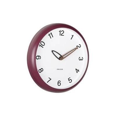 Karlsson Wandklok Bella - Dark mauve - 4.2x30x30cm Karlsson Wandklok Bella - Dark mauve - 4.2x30x30cm