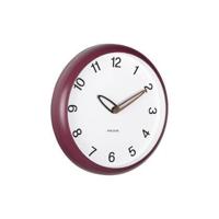 Karlsson Wandklok Bella - Dark mauve - 4.2x30x30cm - thumbnail