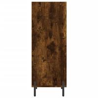 Dressoir 34,5x32,5x90 cm bewerkt hout gerookt eikenkleurig - thumbnail