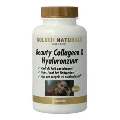 Golden Naturals Beauty Collageen & Hyaluronzuur Tabletten