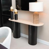 Richmond Sidetable Hampton 130 x 40cm, Travertin - thumbnail