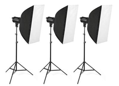 Bresser BRM-310AM Studio Flitsset 3x 300W