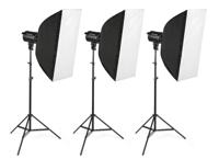 Bresser BRM-310AM Studio Flitsset 3x 300W - thumbnail