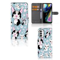 Motorola Moto G52 | Moto G82 | Telefoonhoesje | Met pasjeshouder | Hondjes - thumbnail