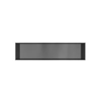Hotbath &More Inbouwnis - 30 x 120 x 10 cm - Geborsteld Gunmetal PVD - thumbnail